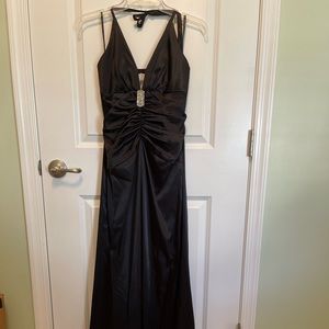 Jessica McClintock Long Formal Dress - Black Size 7